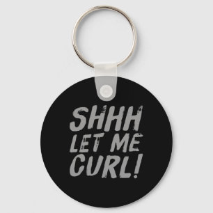 Porte-clés Motivationnel Funny Gym Humour Biceps Gains Shhh L