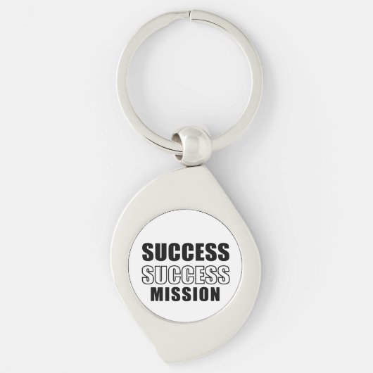 Porte-clés motivationnel Mission Succès (Devant)