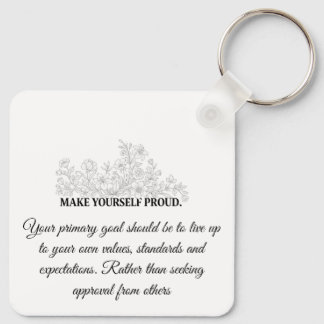 Porte-clés motivationnel personnalisé