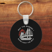 Porte-clés Motivationnel - Puisse Les Ponts Brûler La Lumière (Recto)