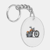 Porte-clés Moto caricature (Devant gauche)