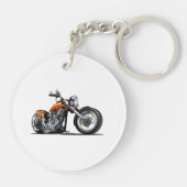 Porte-clés Moto caricature (Dos)