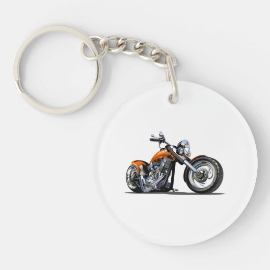 Porte-clés Moto caricature (Devant)