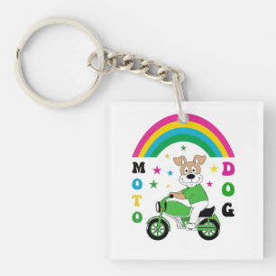 Porte-clés Moto Dog