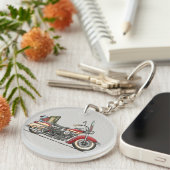 Porte-clés Moto mignonne (Devant droit)