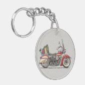 Porte-clés Moto mignonne (Devant gauche)