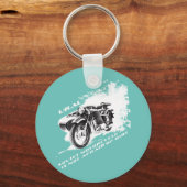 Porte-clés Moto Ural Avec Sidecar N'A Pas Peur De La Souris (Recto)