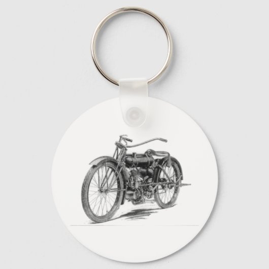 Porte-clés Moto Vintage 1918 (Recto)
