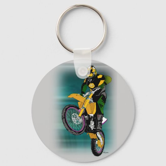 Porte-clés Motocross 408 (Recto)