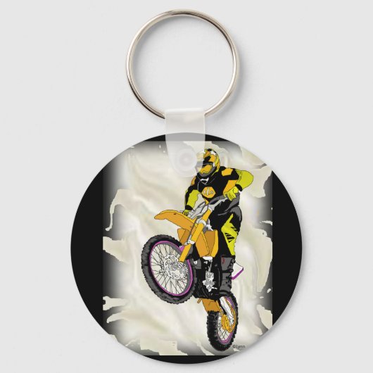 Porte-clés Motocross 409 (Recto)