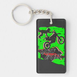 Porte-clés Motocross cascade