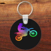 Porte-clés Motocross Dirt Vélo Porte - clé Aventure (Recto)