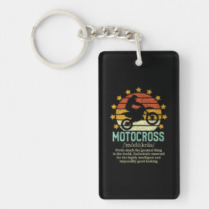 Porte-clés Motocross Funky Fake Definition Dirtbike Rider