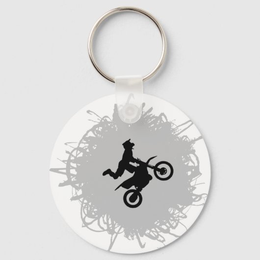 Porte-clés Motocross Style Scribble (Recto)