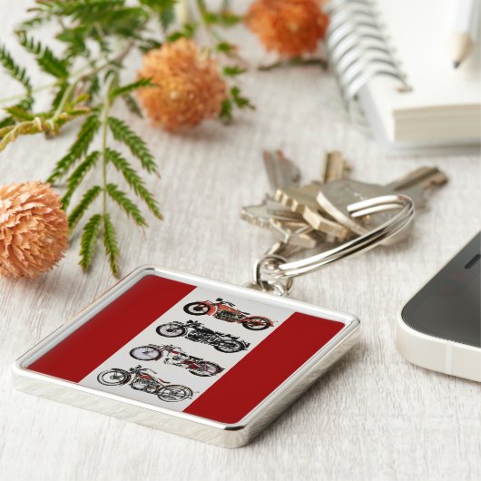 Porte-clés MOTOCYCLES vintages (Côté)