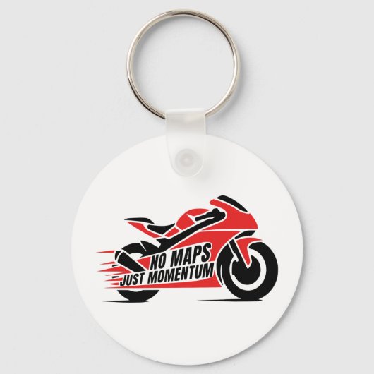 Porte-clés Motocyclette de sport (Recto)