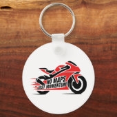 Porte-clés Motocyclette de sport (Recto)