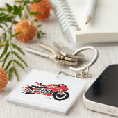 Porte-clés Motocyclette de sport (Devant Droit)