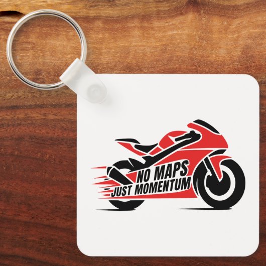 Porte-clés Motocyclette de sport (Recto)