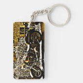 Porte-clés Motorbike in Ancient Valbonne France (Dos)