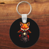 Porte-clés Motorcycle Foxes  (Recto)