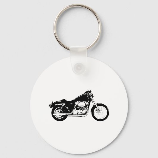 Porte-clés Motorcycle noir (Recto)