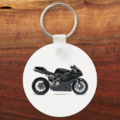 Porte-clés Motorcycle noir rapide (Recto)