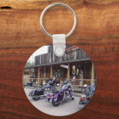 Porte-clés Motos Western Saloon (Recto)