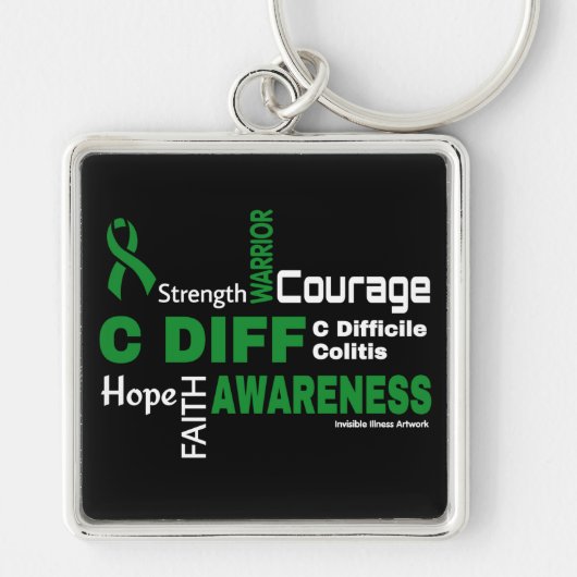 Porte-clés Mots...C Diff (Devant)