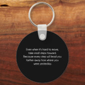 Porte-clés Mots d'encouragement (Recto)