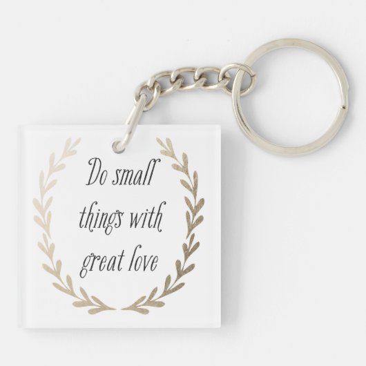 Porte-clés Mots inspirés (Dos)