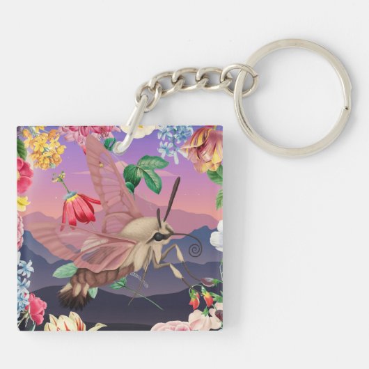 Porte-clés Motte de colibri (Dos)