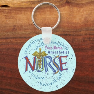 Porte-clés Motto Nurse Anesthetist Porte - clé