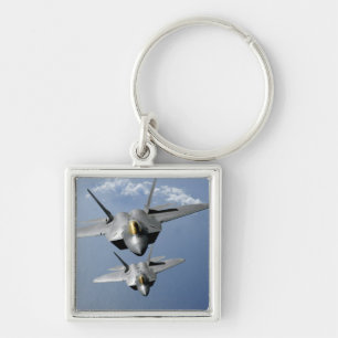 Porte-clés Mouche de deux F-22 Raptors au-dessus de l'océan
