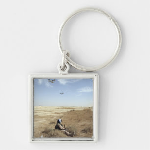 Porte-clés Mouche d'Ospreys de MV-22B au-dessus d'hôpital