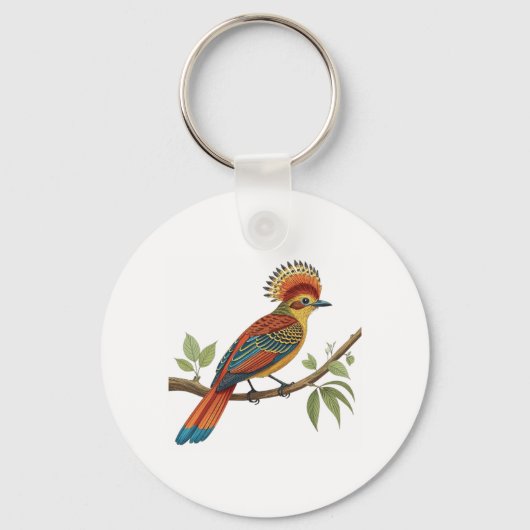 Porte-clés Moucherolle royal amazonien (Recto)