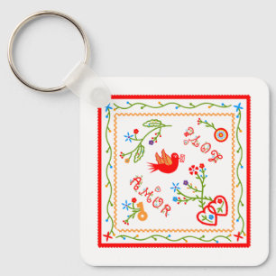 Porte-clés Mouchoirs d'amour de Valentine