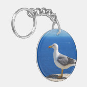 Porte-clés Mouette à la plage (Devant gauche)