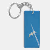 Porte-clés Mouette et avion (Devant gauche)