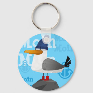 Porte-clés Mouette mouche