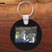 Porte-clés Mouette sur rail (Recto)