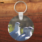 Porte-clés Mouette sur rail (Recto)