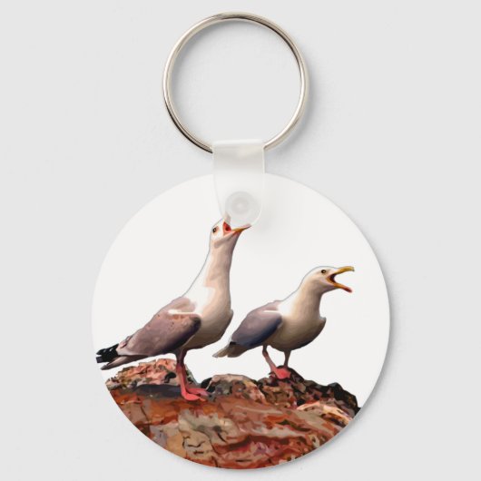 Porte-clés Mouettes catalanes (Recto)