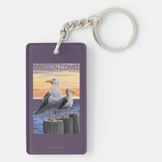 Porte-clés Mouettes de côte de l'Orégon (Dos)
