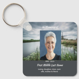 Porte-clés Moulin à vent chrétien des Pays-Bas Souvenir commé