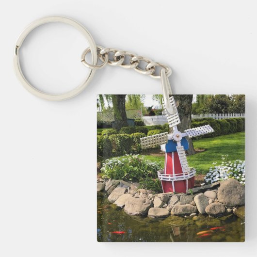 Porte-clés Moulin à vent Jardin Décor (Devant)