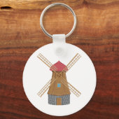 Porte-clés Moulin à vent mignon (Recto)
