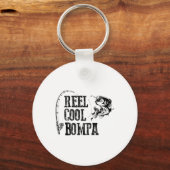 Porte-clés Moulinet de pêche Bompa Drôle Cadeau Bompa Funny  (Recto)