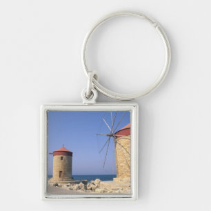 Porte-clés Moulins à vent célèbres de Rhodes Grèce
