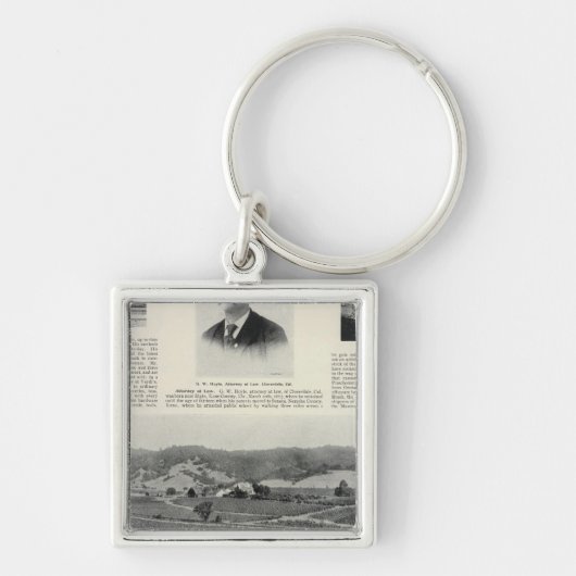 Porte-clés Moulton Hill Winery, Californie (Devant)